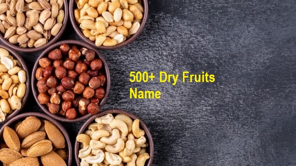 Dry Fruits Name
