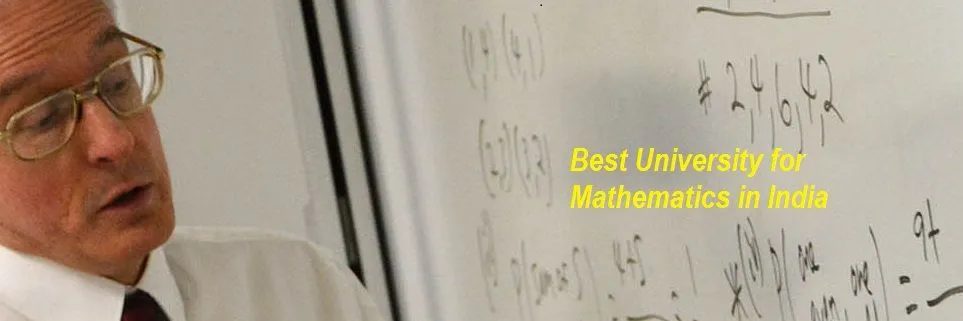 Best University for Mathematics in India